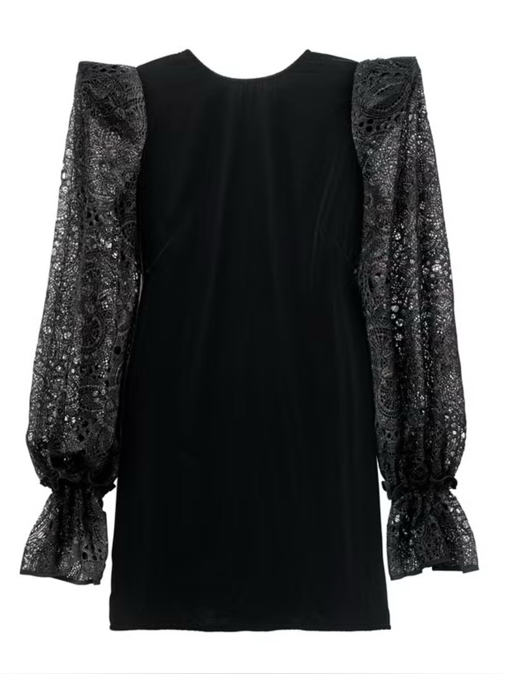 H&M The Vampire’s Wife Black Velvet Mini Dress